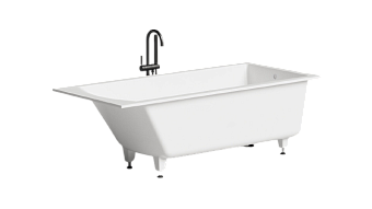 Ванна каменная SALINI CASCATA 104213M 180х80см встраиваемая