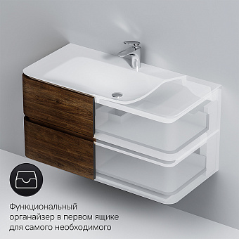 Тумба под раковину подвесная AM-PM Sensation M30FHX1002NF 48,5х100х51,5см