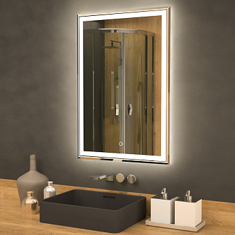 Зеркало Azario Melis CS00066634 80х60см с подсветкой