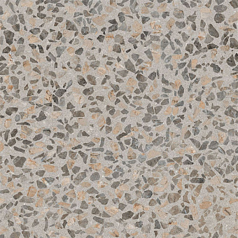 Лаппатированный керамогранит VITRA Terrazzo-X K949768LPR01VTE0 тёмный 60х60см 1,44кв.м.