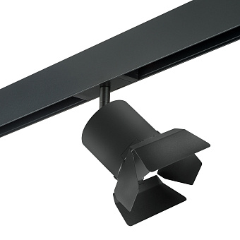Трековый светильник Lightstar Rullo PRO3487487 15Вт GX53 чёрный для однофазного трека