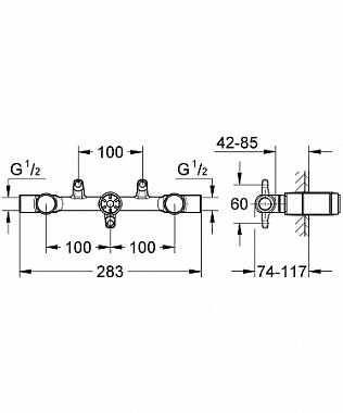 Внутренняя часть смесителя GROHE Ondus 29025000