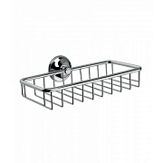 Полка в ванную прямоугольная Bongio Fleur 11013CR00 1-ярусная 14,5х24,5см хром