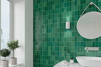Настенная плитка WOW Fez 117132 Emerald Gloss 6,25х12,5см 0,328кв.м. глянцевая