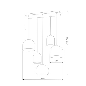 Светильник подвесной TK Lighting Tempre 6504 60Вт E27