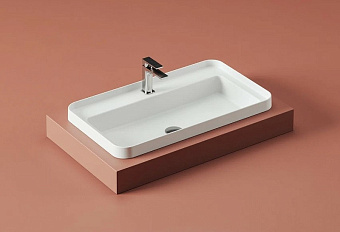 Раковина встраиваемая сверху ArtCeram FUORI SCALA TFL035 05 00 80,5х45,5см