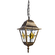 Светильник фасадный Arte Lamp BERLIN A1015SO-1BN 75Вт IP44 E27 золотой/чёрный