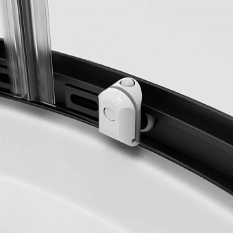 Угловое ограждение AM-PM X-Joy Twin Slide W88G-205-080BT64 180х80см стекло прозрачное
