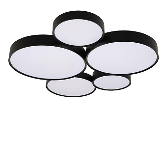Светильник потолочный Loft It Drum 10218 Black 100Вт LED