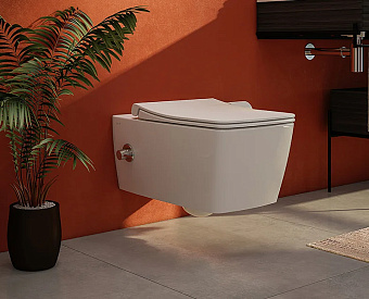 Унитаз подвесной VITRA Metropole 7672B003-1684 безободковый без микролифта
