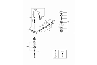 Смеситель для раковины GROHE Eurosmart 23970003 хром