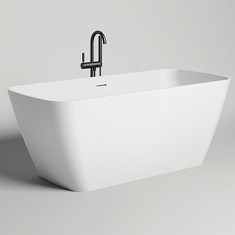 Ванна каменная SALINI AGATHA 100221M S-Stone матовая 180х81см отдельностоящая