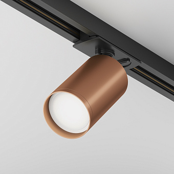 Трековый светильник Maytoni Focus S TR020-1-U-GU10-BC 10Вт GU10 медный для однофазного трека