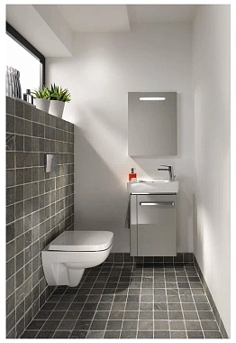 Зеркало GEBERIT Renova Compact 862360000 65х60см с подсветкой