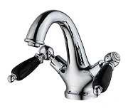 Смеситель для раковины CAPRIGO ADRIA-CLASSIC BLACK EDITION 03B-520-crm хром