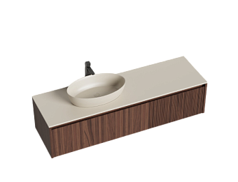 Тумба под раковину подвесная SALINI DOMINO 27D216 160х50х40см