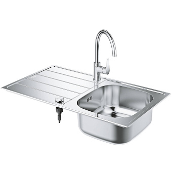Мойка кухонная GROHE K200 31562SD1 86х50см нержавеющая сталь