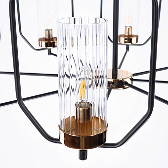 Люстра потолочная Arte Lamp CELAENO A7004PL-8BK 60Вт 8 лампочек E14