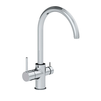 Смеситель для кухни Azario TASCO AZ-15164421 высокий излив хром