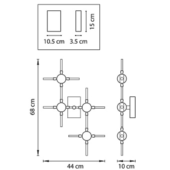 Светильник настенный Lightstar Bergamo 745647 20Вт LED