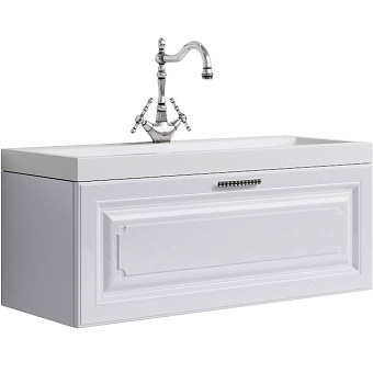 Тумба с раковиной AQWELLA Empire Emp.01.10/W 40х100х42,5см