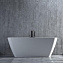 Ванна каменная SALINI AGATHA 100221M S-Stone матовая 180х81см отдельностоящая