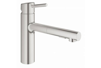 Смеситель для кухни GROHE Concetto 30273DC1 выдвижной излив нержавеющая сталь