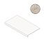 Плитка для ступеней Atlas Concord Италия Norde A59J Platino Scalino 33х60см 0,198кв.м. неполированная