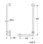 Поручень для ванной IDEAL STANDARD CONTOUR S6473AC 54см белый