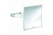 Косметическое зеркало GROHE Selection Cube 40808000 22,5х22,4см хром с регулировкой положения