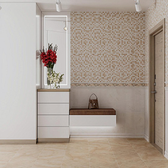 Лаппатированный керамогранит KERAMA MARAZZI Стеллине SG167202R беж светлый лаппатированный 40,2х40,2см 1,62кв.м.