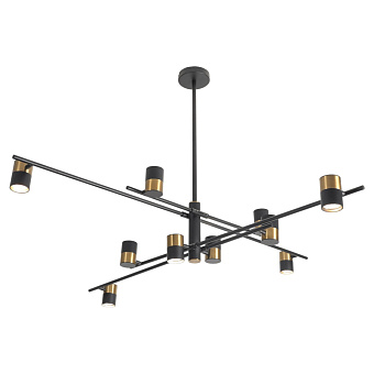 Люстра потолочная Lussole GILBERT LSP-8377 500Вт 10 лампочек GU10