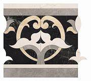 Декор Atlas Concord Италия Marvel Pro ADVU Elegance Fascia Dark 60х60см 0,36кв.м.