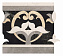 Декор Atlas Concord Италия Marvel Pro ADVU Elegance Fascia Dark 60х60см 0,36кв.м.