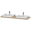 Столешница Duravit Happy D.2 Plus HP032HB7171 МДФ 55х160см средиземноморский дуб