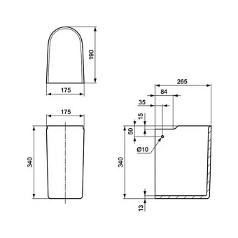 Полупьедестал IDEAL STANDARD CONNECT E797501