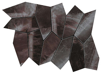 Керамическая мозаика Atlas Concord Италия Marvel Dream AOVM Crystal Beauty Leaf Lapp 42,3х27,2см 0,69кв.м.