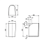 Полупьедестал IDEAL STANDARD CONNECT E797501