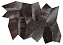 Керамическая мозаика Atlas Concord Италия Marvel Dream AOVM Crystal Beauty Leaf Lapp 42,3х27,2см 0,69кв.м.