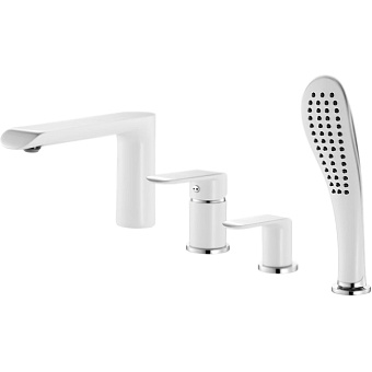 Смеситель для ванны IDDIS Calipso CALSB42i07 белый/хром