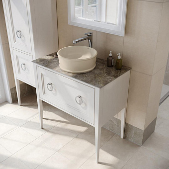 Тумба под раковину напольная KERAMA MARAZZI Plaza Classic PL.C.80.1\WHT 48х80х84см