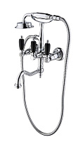 Смеситель для ванны CAPRIGO ADRIA-CLASSIC BLACK EDITION 03B-510-crm хром