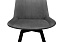 Кухонный стул поворотный AERO 45х52х87см велюр/сталь Dark Grey