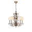 Люстра хрустальная Eurosvet Eileen 1448/5 античная бронза Strotskis 40Вт 5 лампочек E14