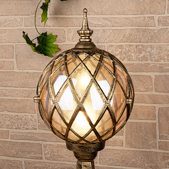 Светильник ландшафтный Elektrostandard Sirius a025303 Sirius S 60Вт IP44 E27 золото/чёрный