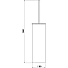 Ёршик Cisal Quad QU09065040 чёрный (матовый)