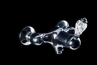 Смеситель для душа Boheme Crystal 264-CRST хром