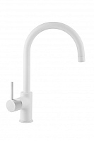 Смеситель для кухни Azario TASCO AZ-151644316 высокий излив белый