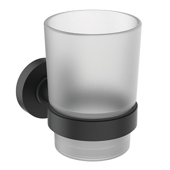 Стакан в ванную IDEAL STANDARD IOM A9120XG чёрный матовый