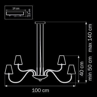 Люстра подвесная Lightstar Diafano 758164 640Вт 16 лампочек G9